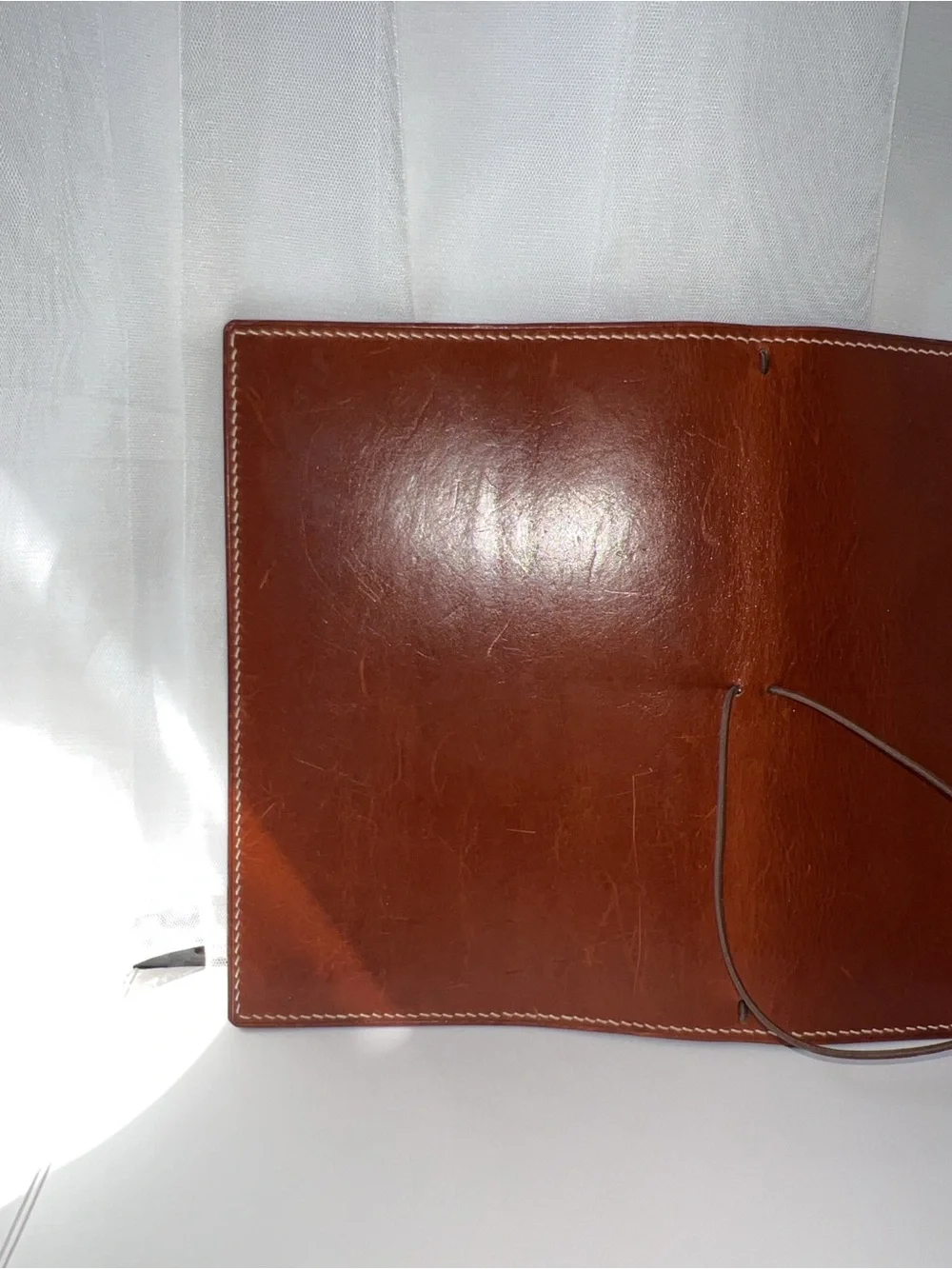 Travelers Notebook Chestnut Brown [a5] Leather Journal Cover - Brown Cord